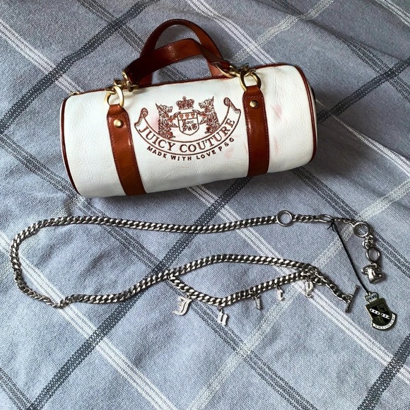 SOLD Juicy Couture Barrel Bag and Chain Belt Bundle - Picture 3 of 12